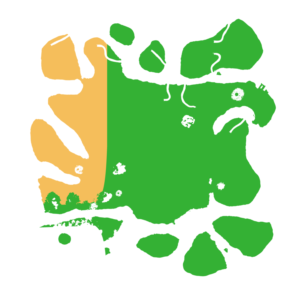 Biome Rust Map: Procedural Map, Size: 3500, Seed: 401554235