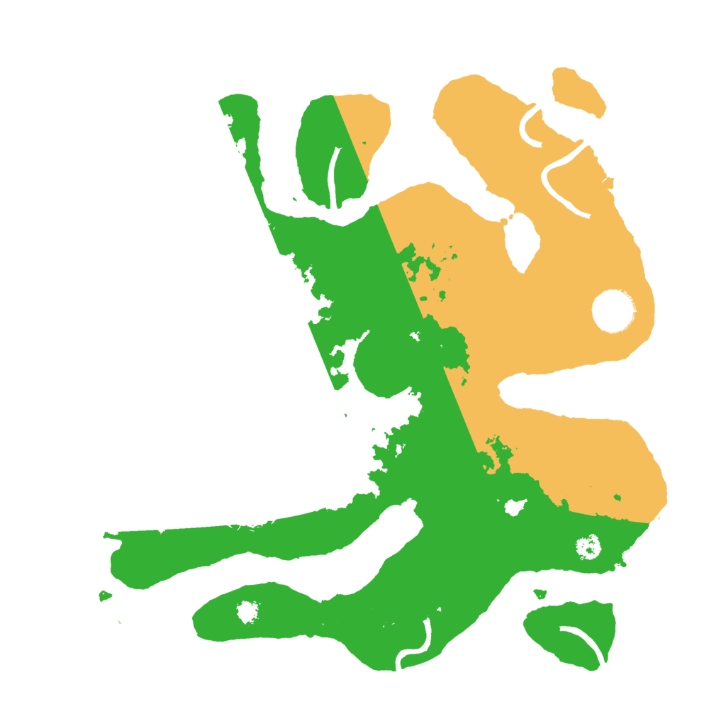 Biome Rust Map: Procedural Map, Size: 3000, Seed: 1879862410