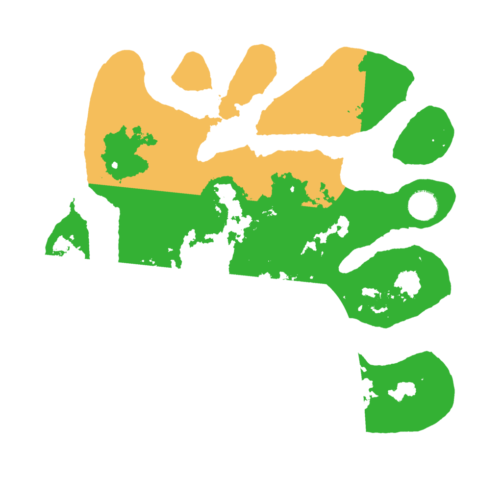 Biome Rust Map: Barren, Size: 3000, Seed: 455620