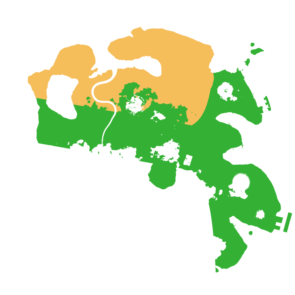 Biome Rust Map: Procedural Map, Size: 3000, Seed: 747317