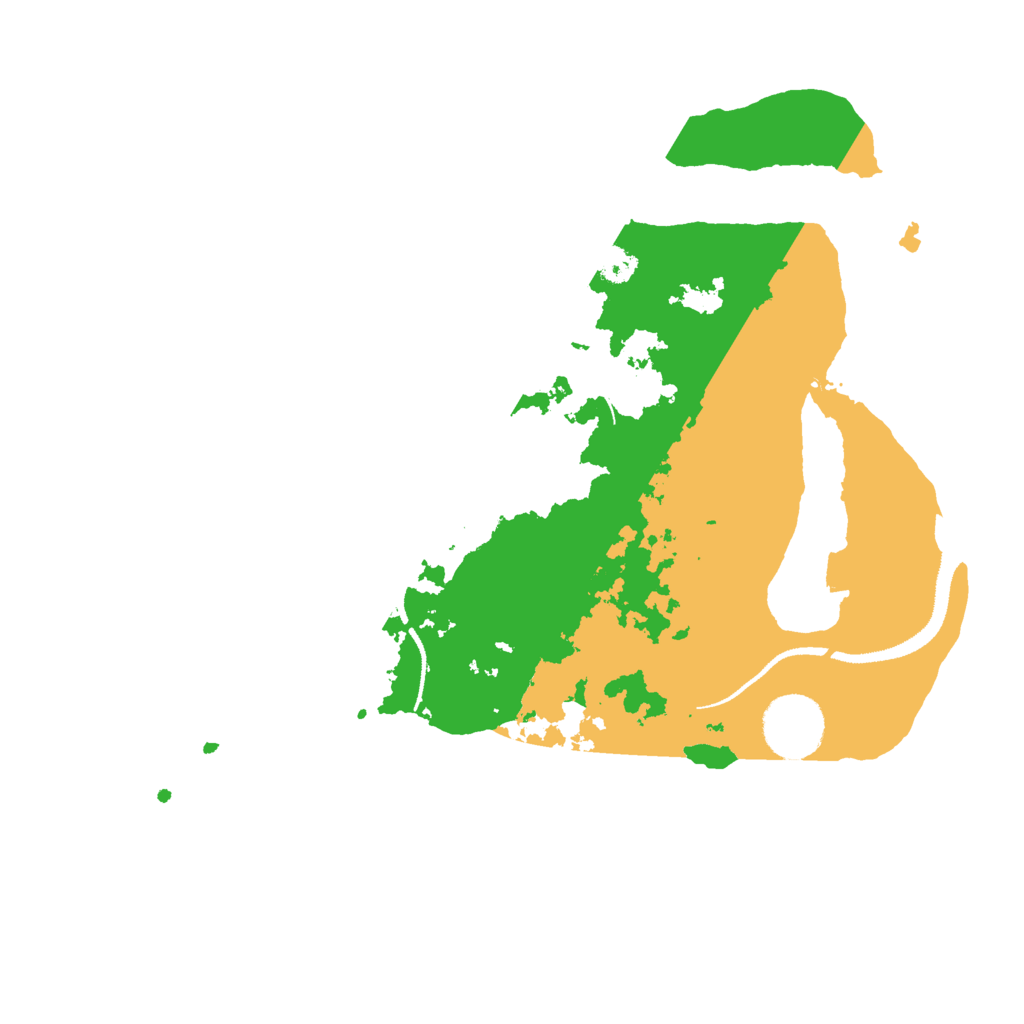 Biome Rust Map: Procedural Map, Size: 3000, Seed: 1019105453