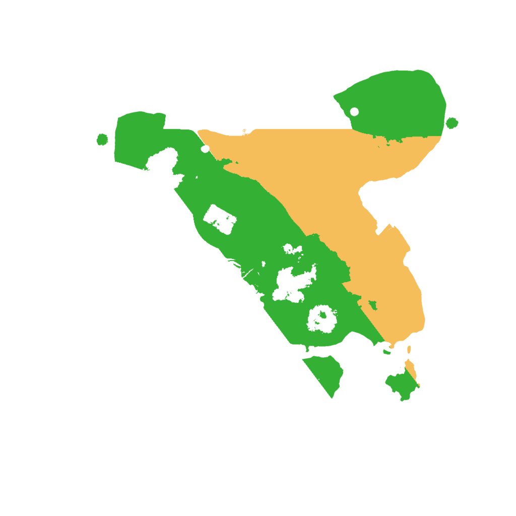 Biome Rust Map: Procedural Map, Size: 1800, Seed: 17845