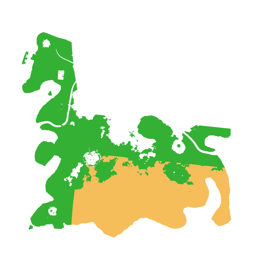 Biome Rust Map: Procedural Map, Size: 3000, Seed: 551659