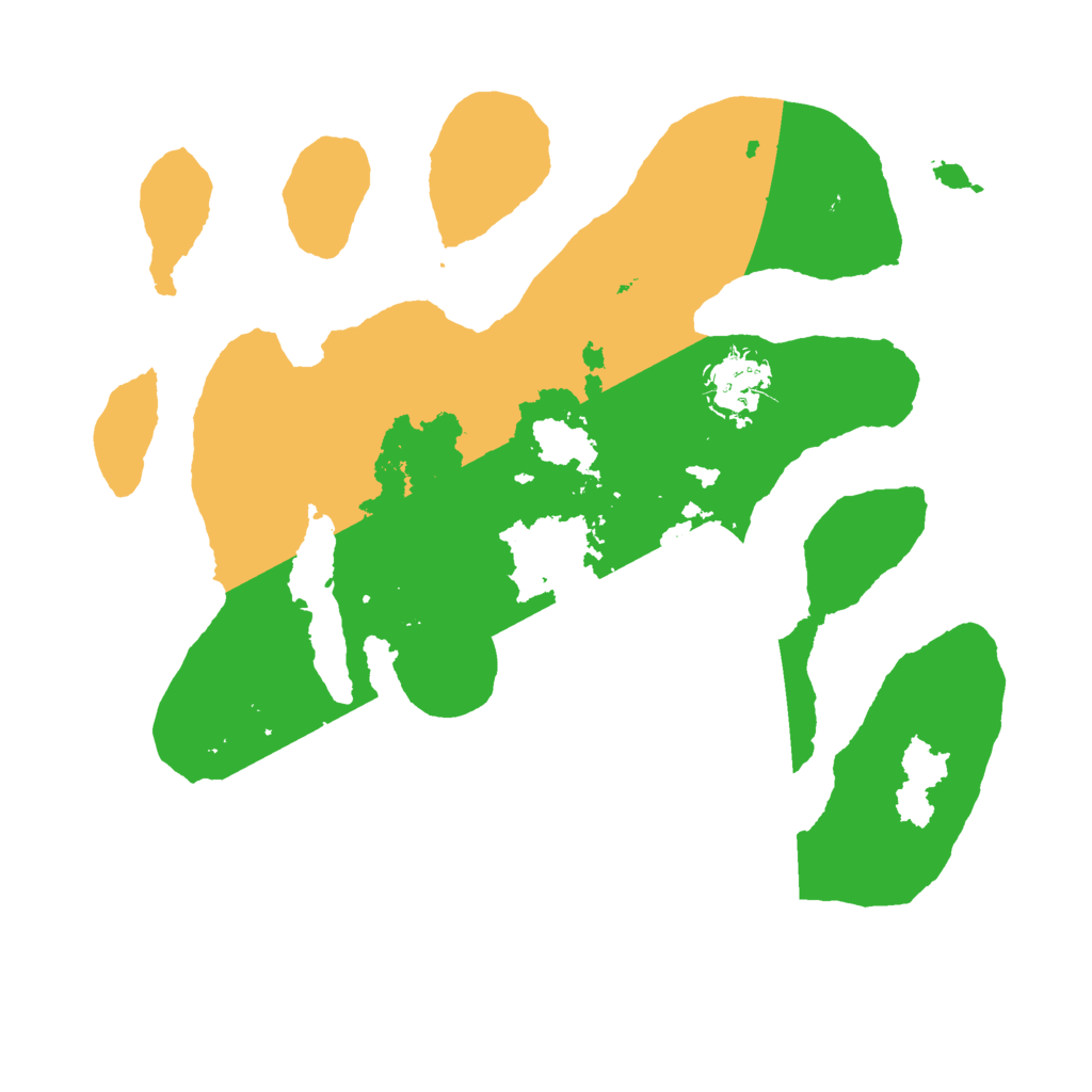 Biome Rust Map: Barren, Size: 3000, Seed: 910277