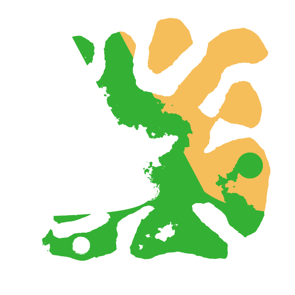 Biome Rust Map: Barren, Size: 3000, Seed: 158819