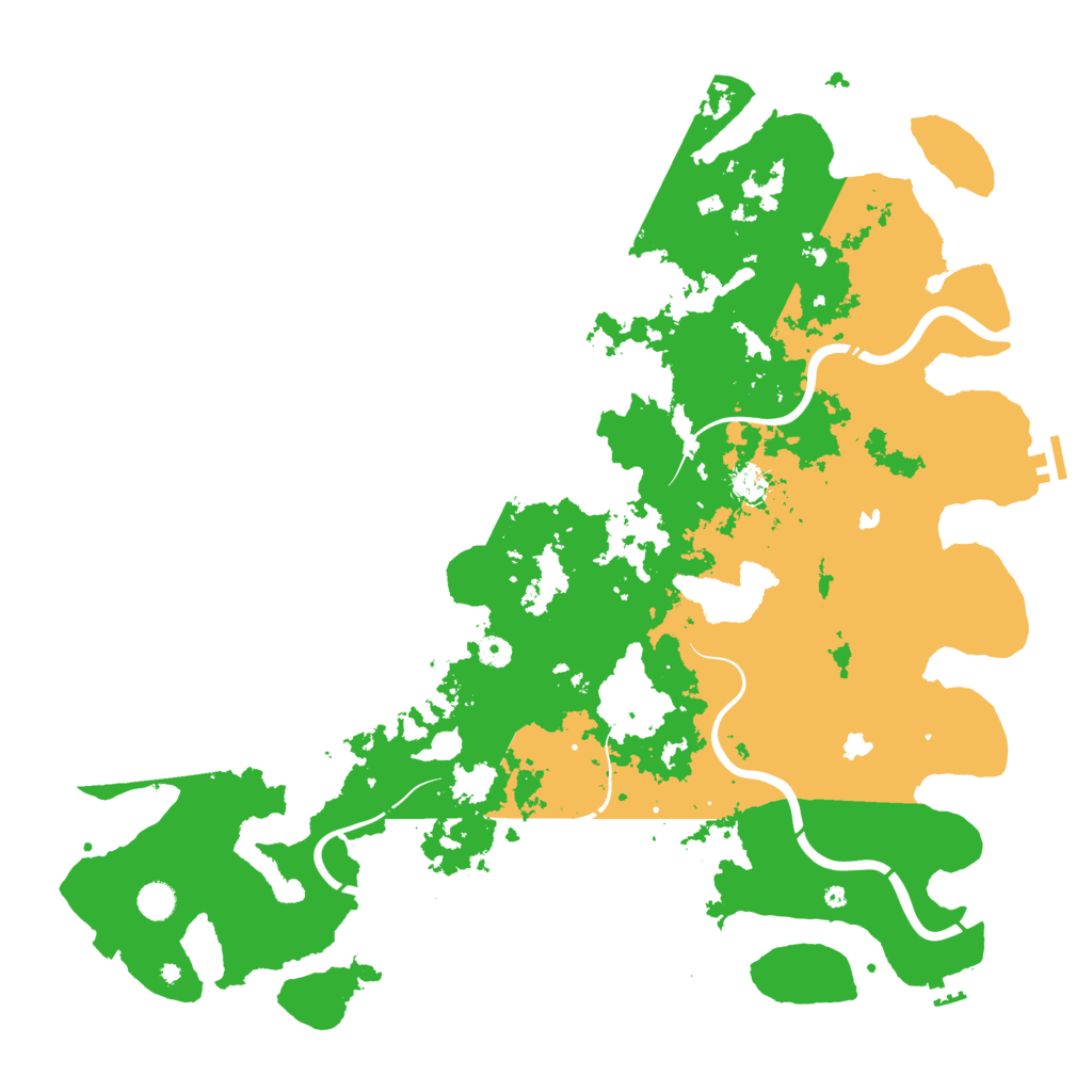 Biome Rust Map: Procedural Map, Size: 5000, Seed: 137407739
