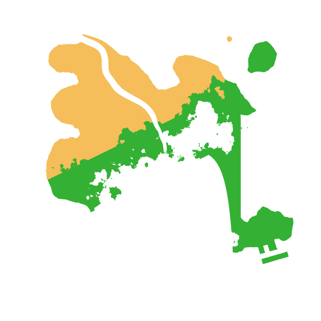 Biome Rust Map: Procedural Map, Size: 2414, Seed: 1302