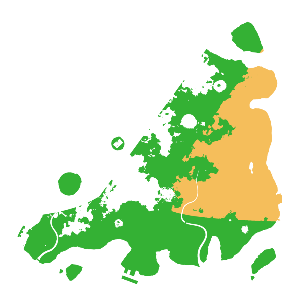 Biome Rust Map: Procedural Map, Size: 3700, Seed: 2232769