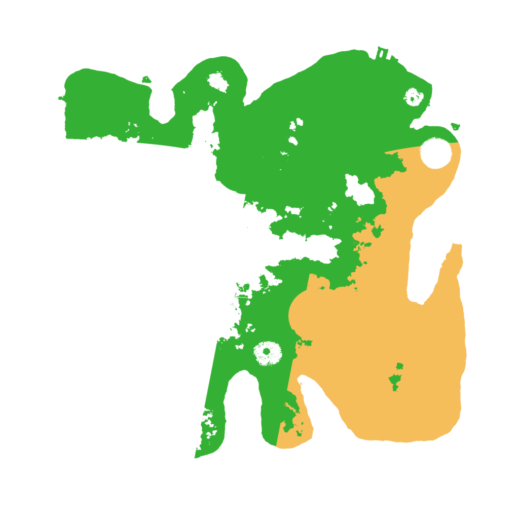 Biome Rust Map: Procedural Map, Size: 3000, Seed: 545310355