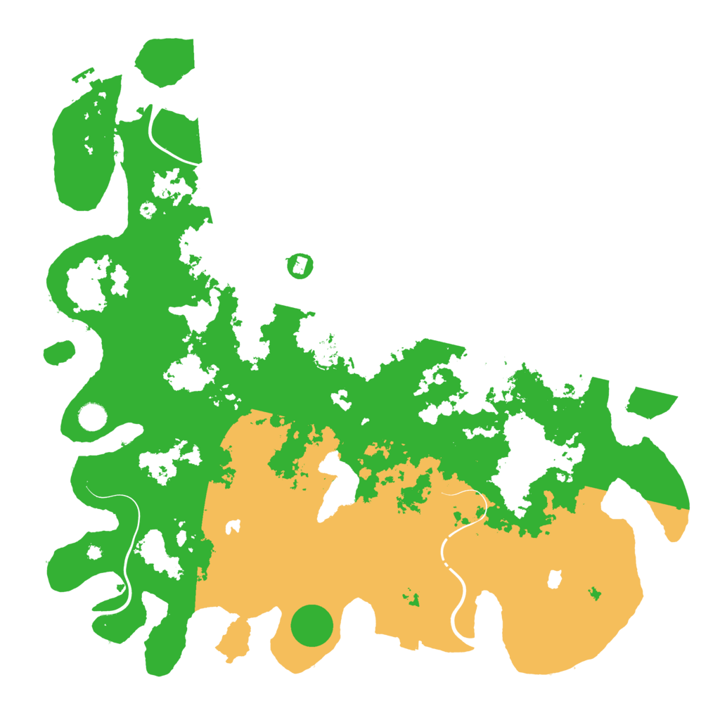 Biome Rust Map: Procedural Map, Size: 4500, Seed: 1307270592