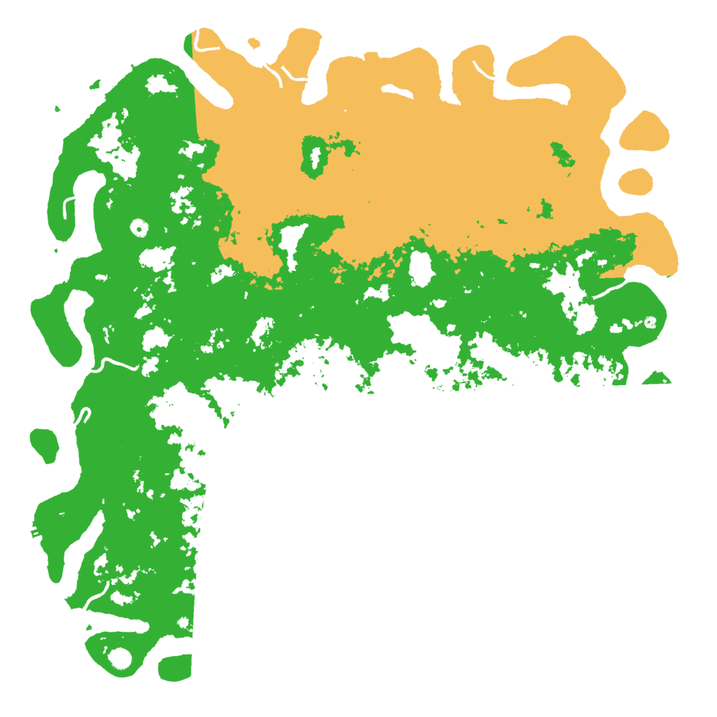 Biome Rust Map: Procedural Map, Size: 6000, Seed: 3141