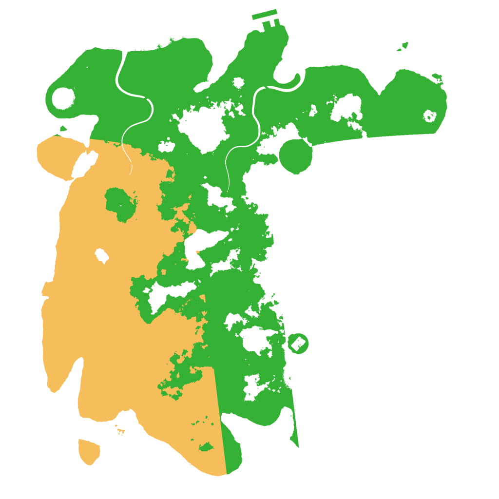 Biome Rust Map: Procedural Map, Size: 4000, Seed: 1132901370