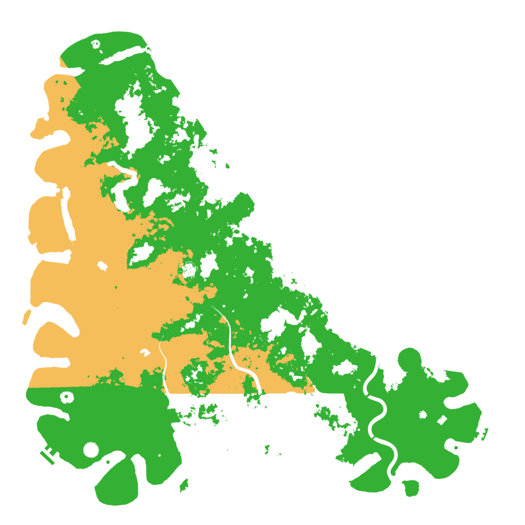 Biome Rust Map: Procedural Map, Size: 6000, Seed: 885530389