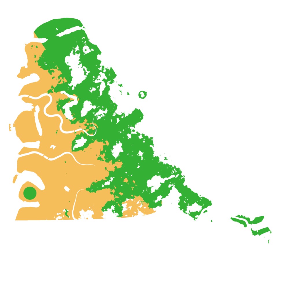 Biome Rust Map: Procedural Map, Size: 6000, Seed: 885530389