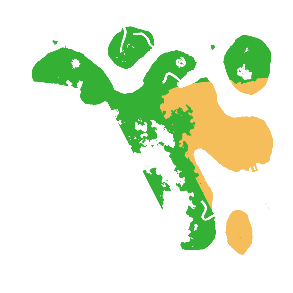 Biome Rust Map: Procedural Map, Size: 3000, Seed: 1333