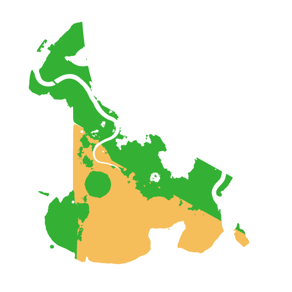 Biome Rust Map: Procedural Map, Size: 3000, Seed: 2423427