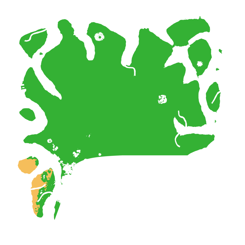 Biome Rust Map: Procedural Map, Size: 4000, Seed: 386658