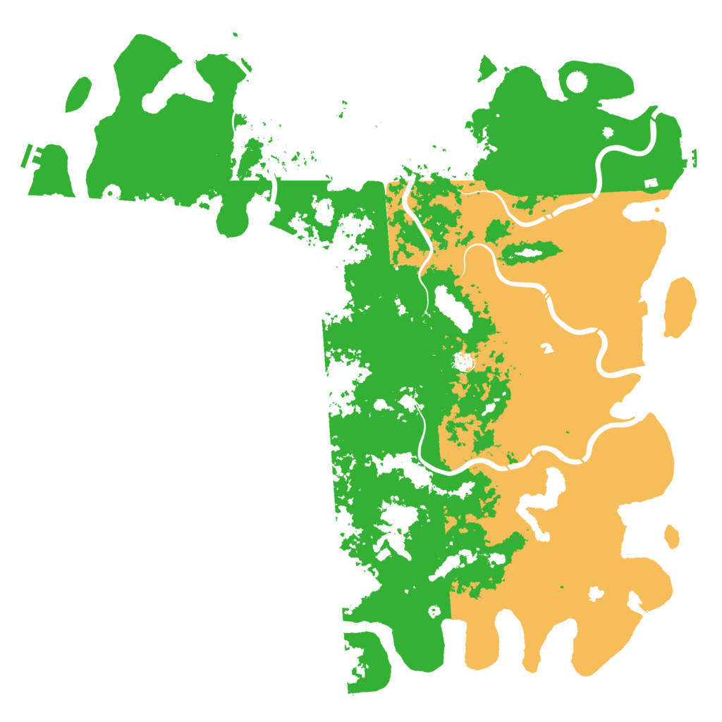 Biome Rust Map: Procedural Map, Size: 5996, Seed: 100