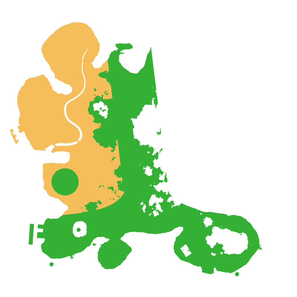 Biome Rust Map: Procedural Map, Size: 2900, Seed: 32908