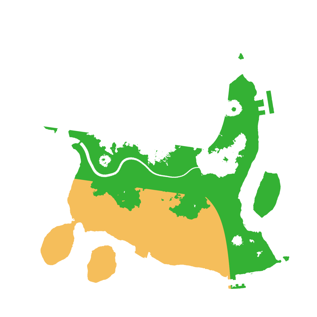 Biome Rust Map: Procedural Map, Size: 2800, Seed: 345982135