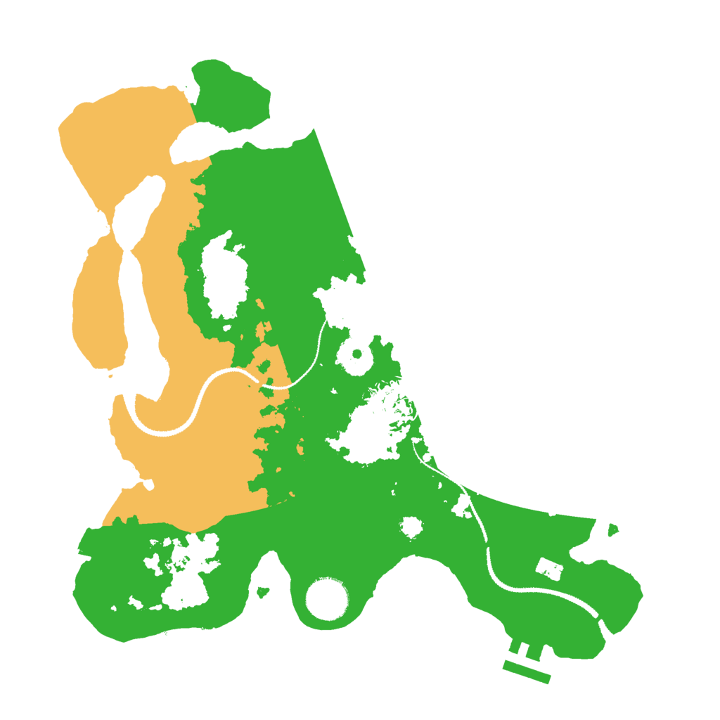 Biome Rust Map: Procedural Map, Size: 3000, Seed: 689098445
