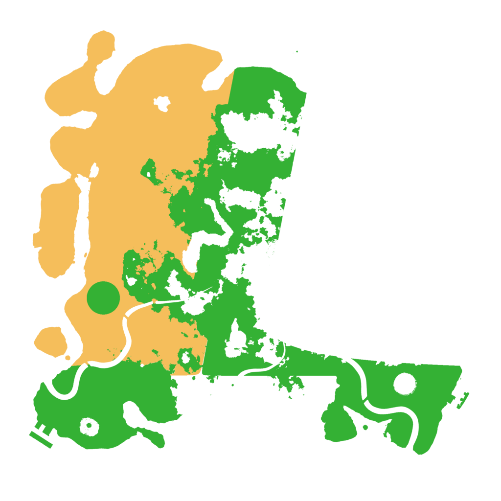 Biome Rust Map: Procedural Map, Size: 4000, Seed: 69691