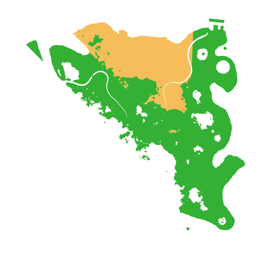 Biome Rust Map: Procedural Map, Size: 3500, Seed: 20210829