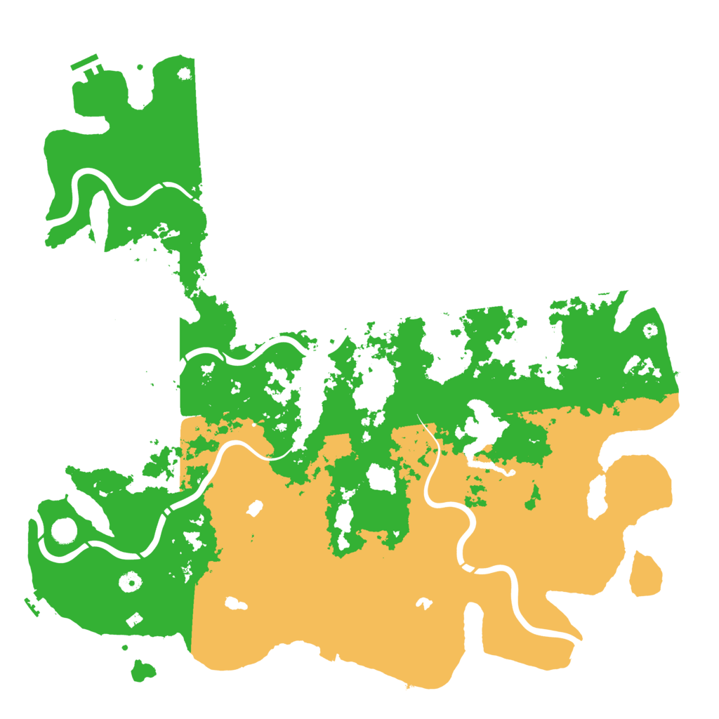 Biome Rust Map: Procedural Map, Size: 5050, Seed: 948759