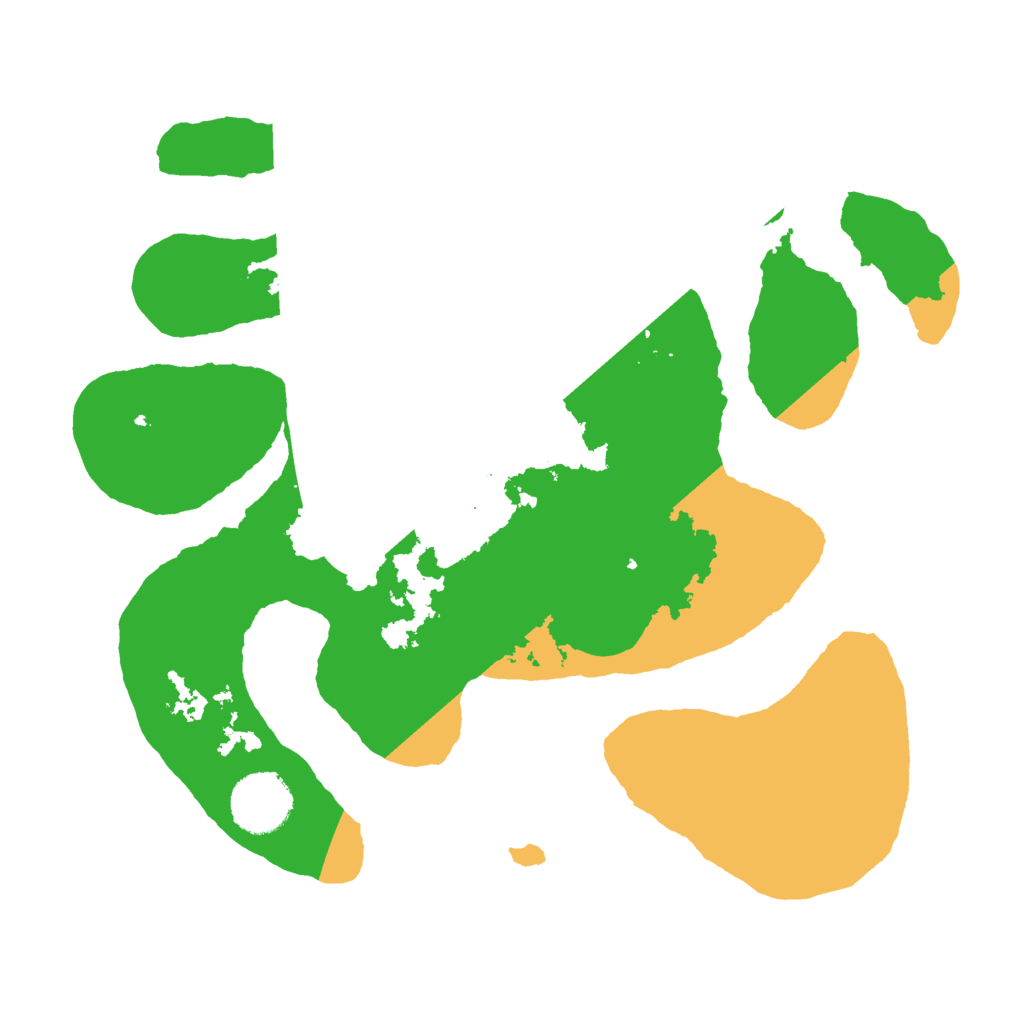 Biome Rust Map: Barren, Size: 3000, Seed: 1238087368