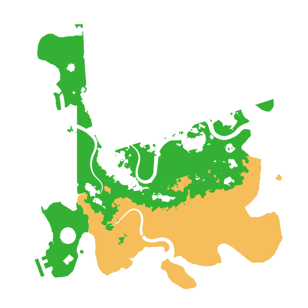 Biome Rust Map: Procedural Map, Size: 3400, Seed: 246246
