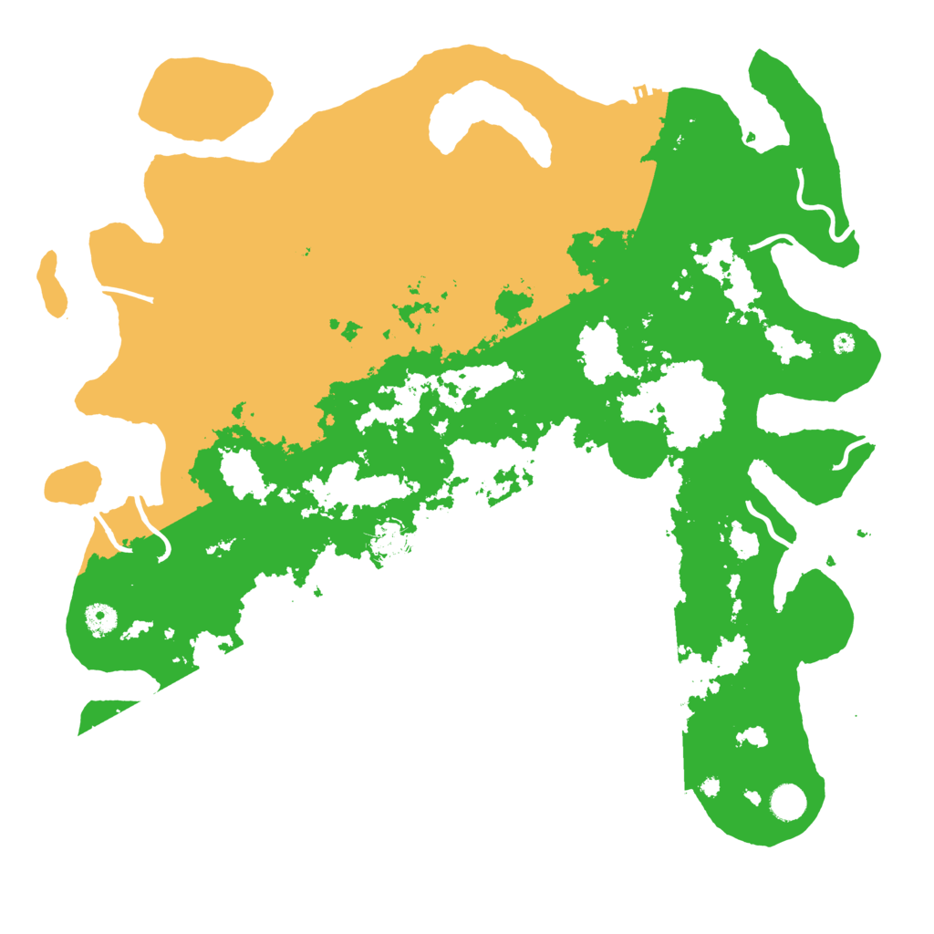 Biome Rust Map: Procedural Map, Size: 4500, Seed: 542