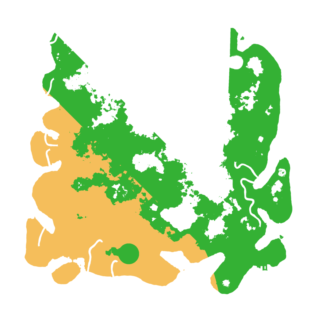Biome Rust Map: Procedural Map, Size: 4000, Seed: 321127