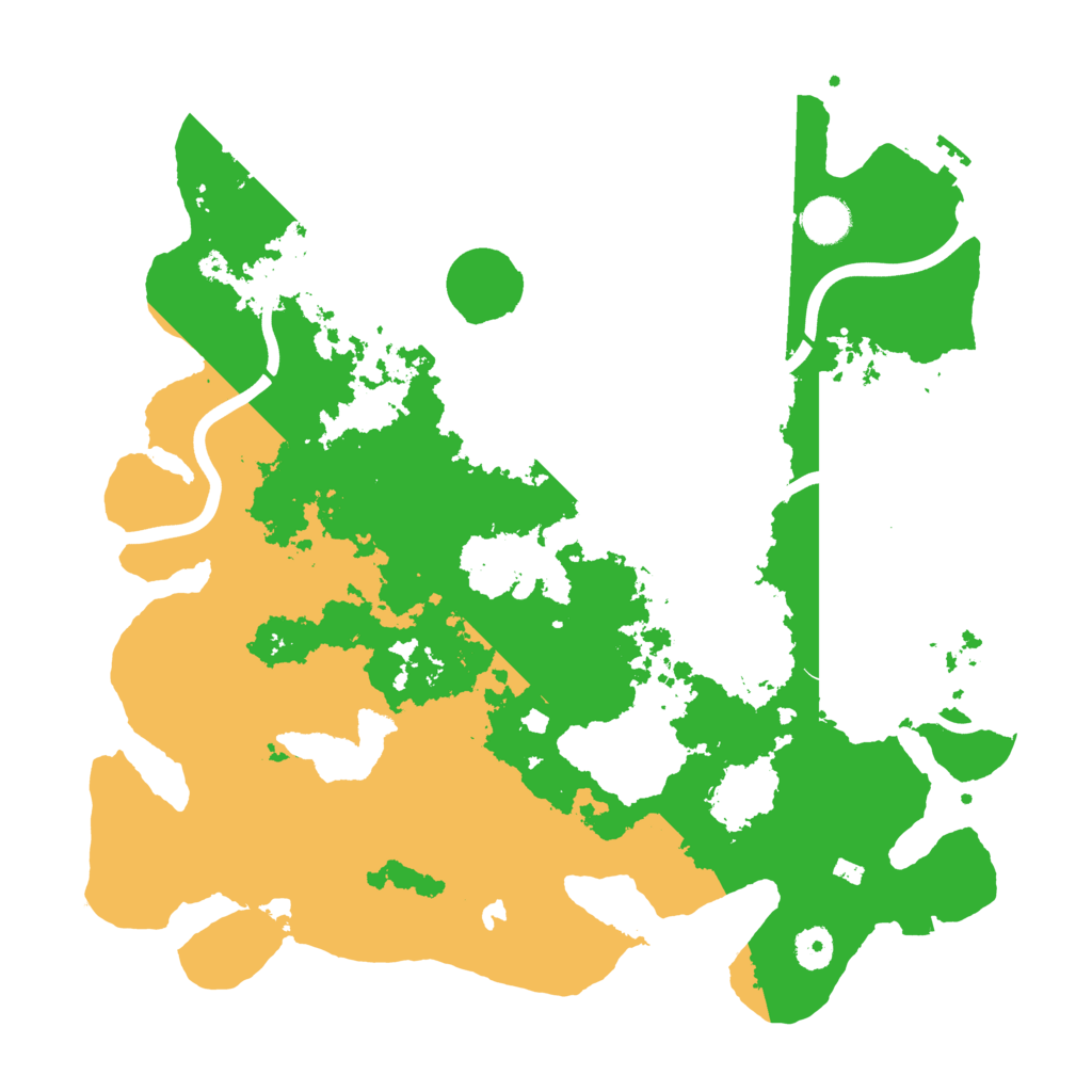 Biome Rust Map: Procedural Map, Size: 4000, Seed: 321127