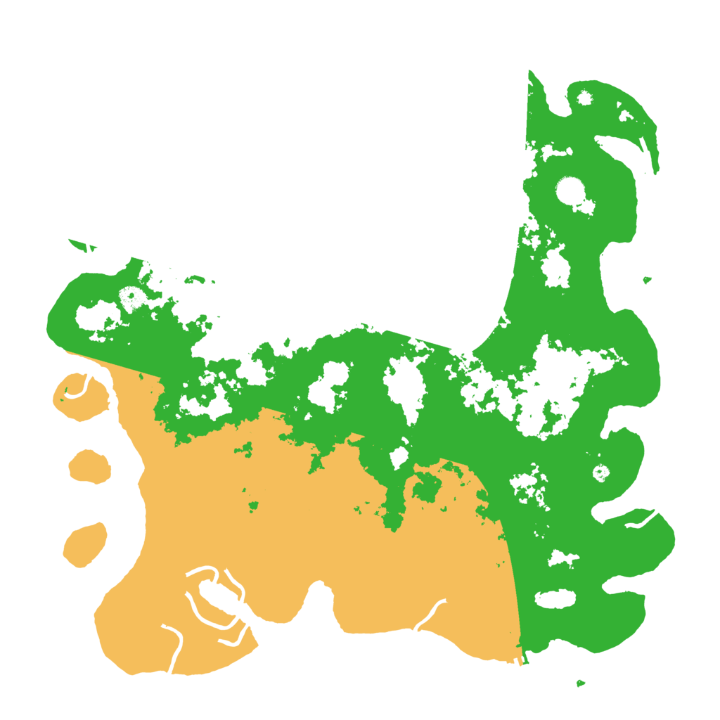 Biome Rust Map: Procedural Map, Size: 4500, Seed: 24685