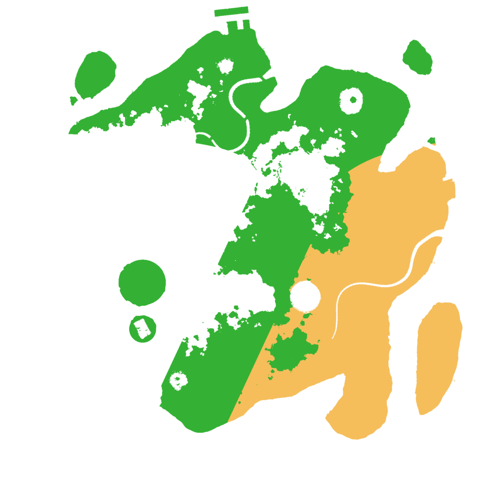 Biome Rust Map: Procedural Map, Size: 3000, Seed: 377039362