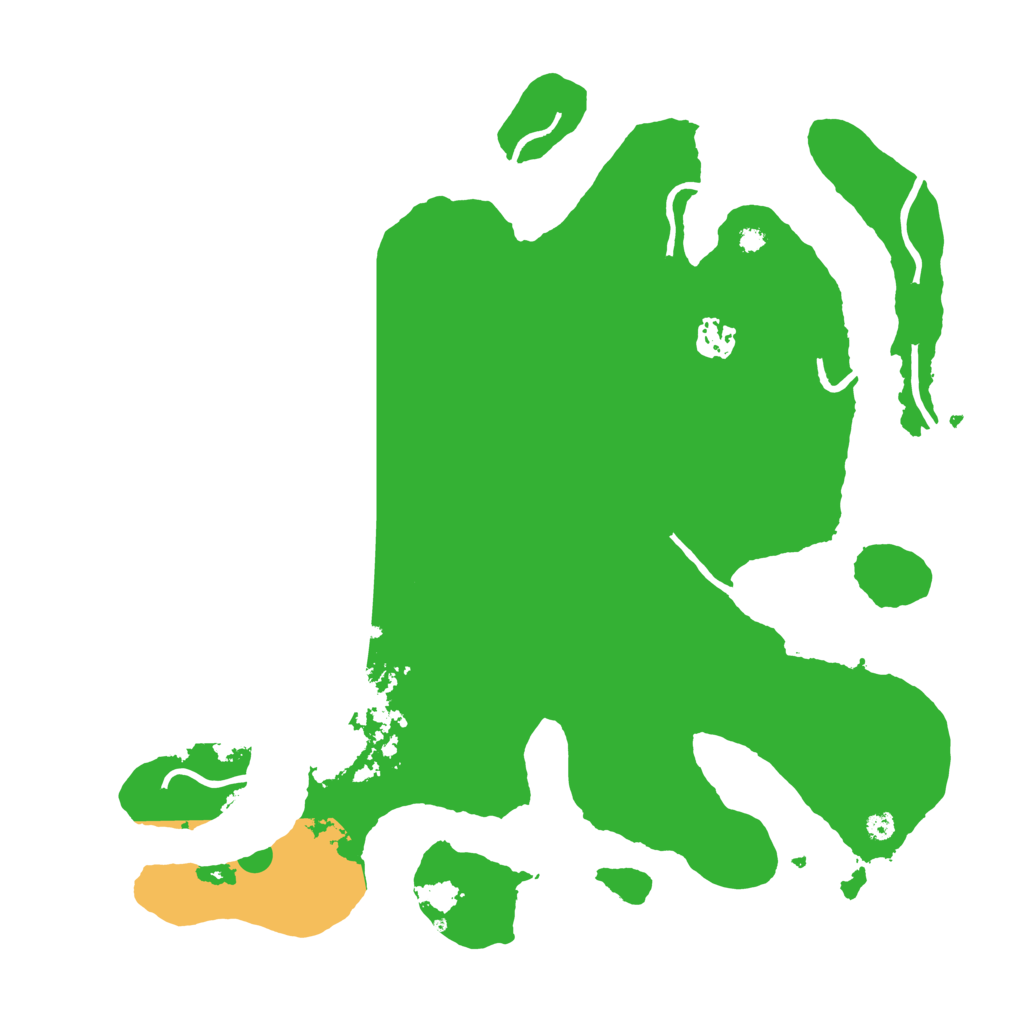 Biome Rust Map: Procedural Map, Size: 3750, Seed: 1987