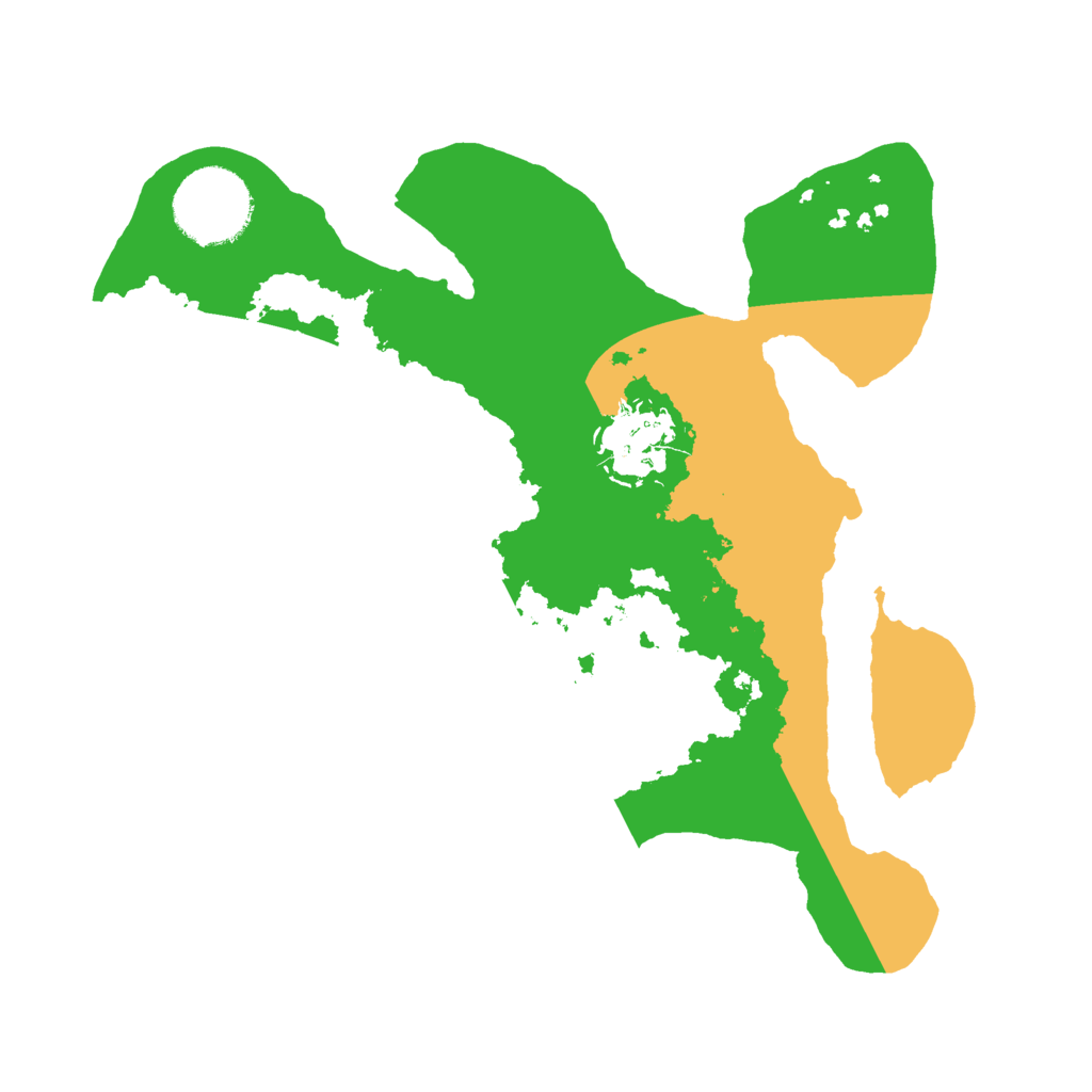 Biome Rust Map: Barren, Size: 2500, Seed: 367944212