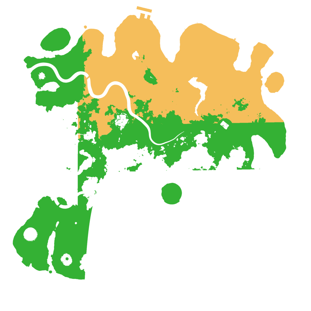 Biome Rust Map: Procedural Map, Size: 4096, Seed: 36963