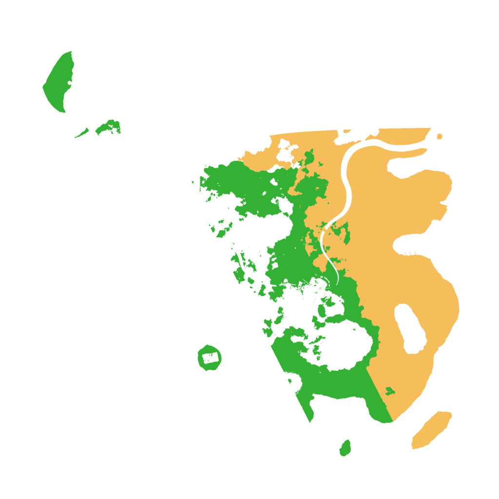 Biome Rust Map: Procedural Map, Size: 3500, Seed: 1826400678