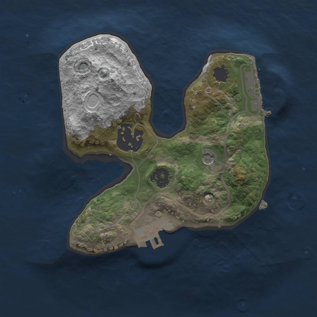 Rust Map: Procedural Map, Size: 1720, Seed: 1336, 10 Monuments