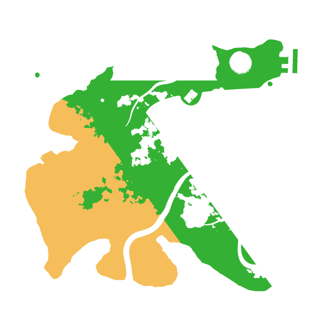 Biome Rust Map: Procedural Map, Size: 2695, Seed: 625