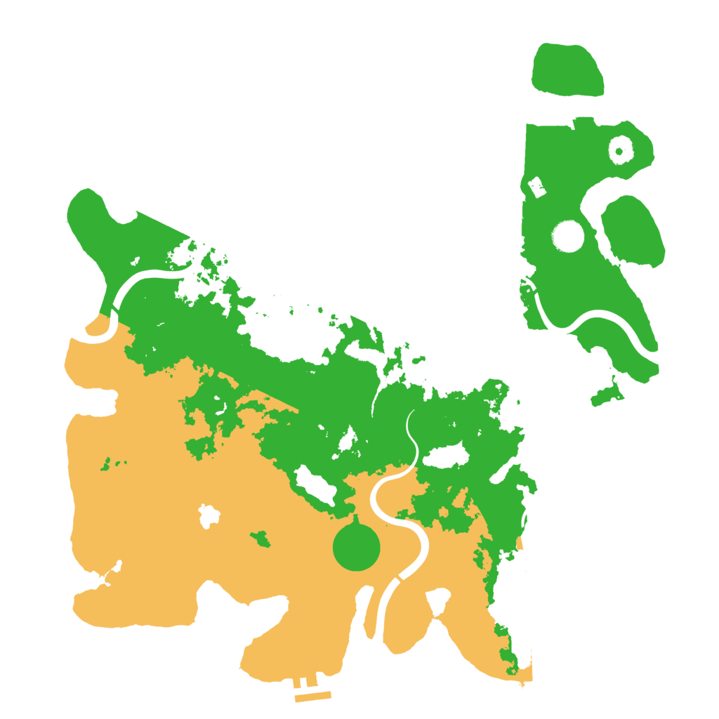 Biome Rust Map: Procedural Map, Size: 4000, Seed: 124896564