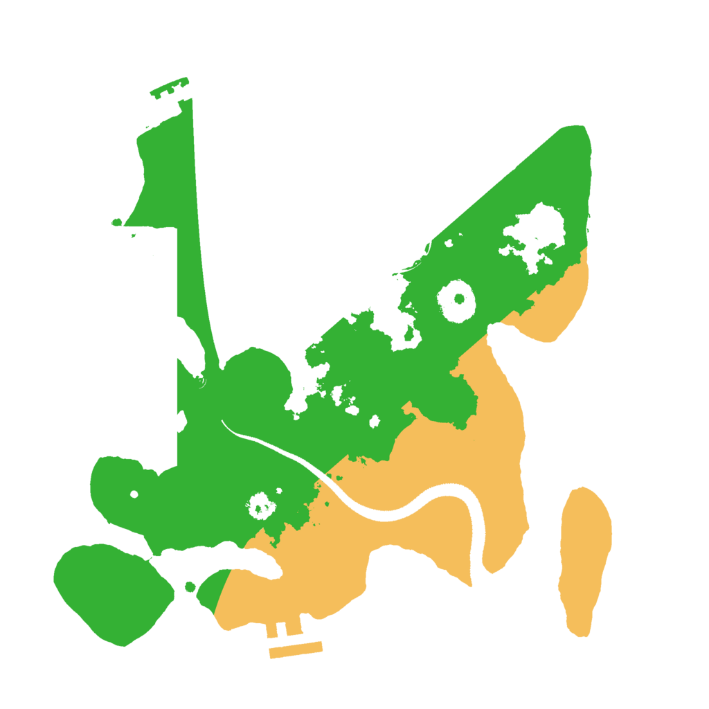 Biome Rust Map: Procedural Map, Size: 2695, Seed: 8412