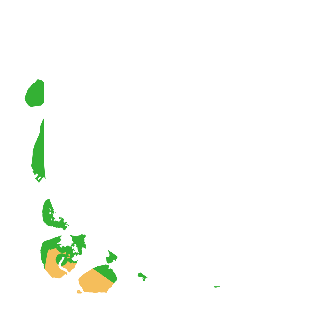 Biome Rust Map: Procedural Map, Size: 3500, Seed: 2751015