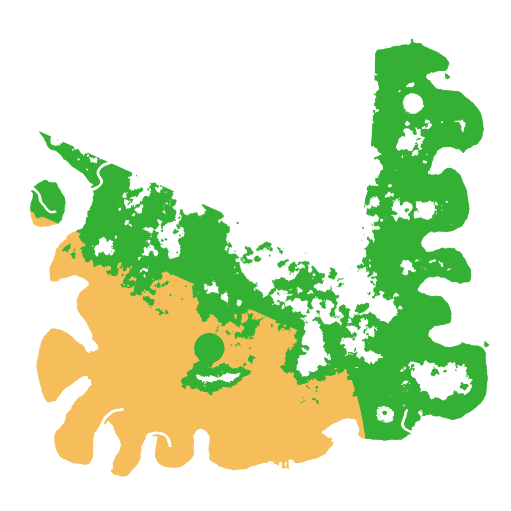 Biome Rust Map: Procedural Map, Size: 4500, Seed: 970321