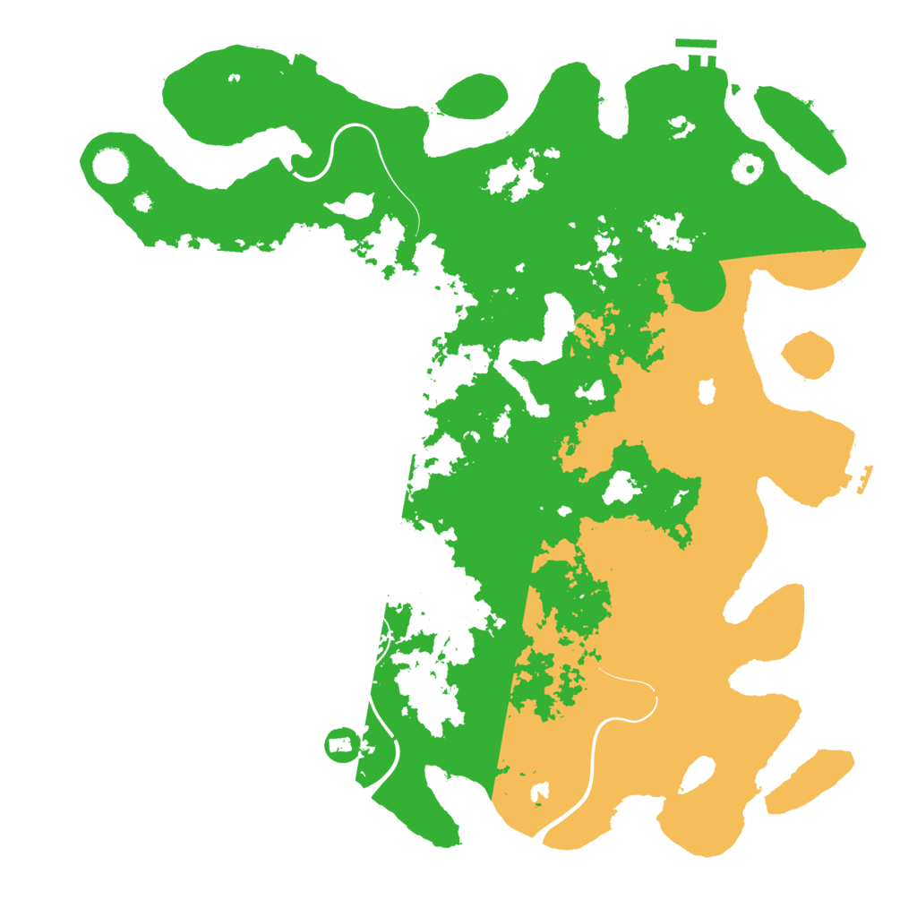 Biome Rust Map: Procedural Map, Size: 4500, Seed: 201657309