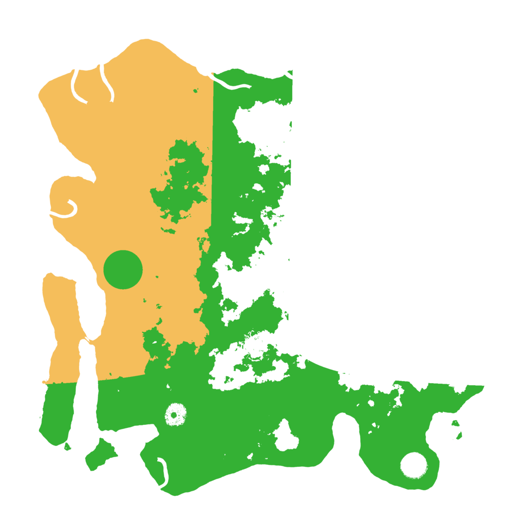 Biome Rust Map: Procedural Map, Size: 3550, Seed: 291010