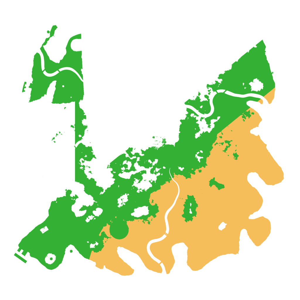 Biome Rust Map: Procedural Map, Size: 4250, Seed: 1333598731
