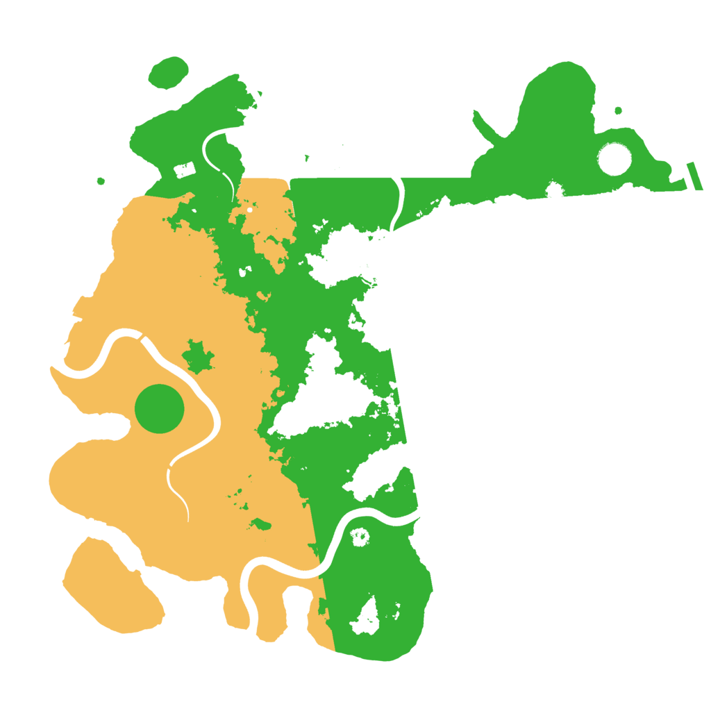 Biome Rust Map: Procedural Map, Size: 3800, Seed: 594164784