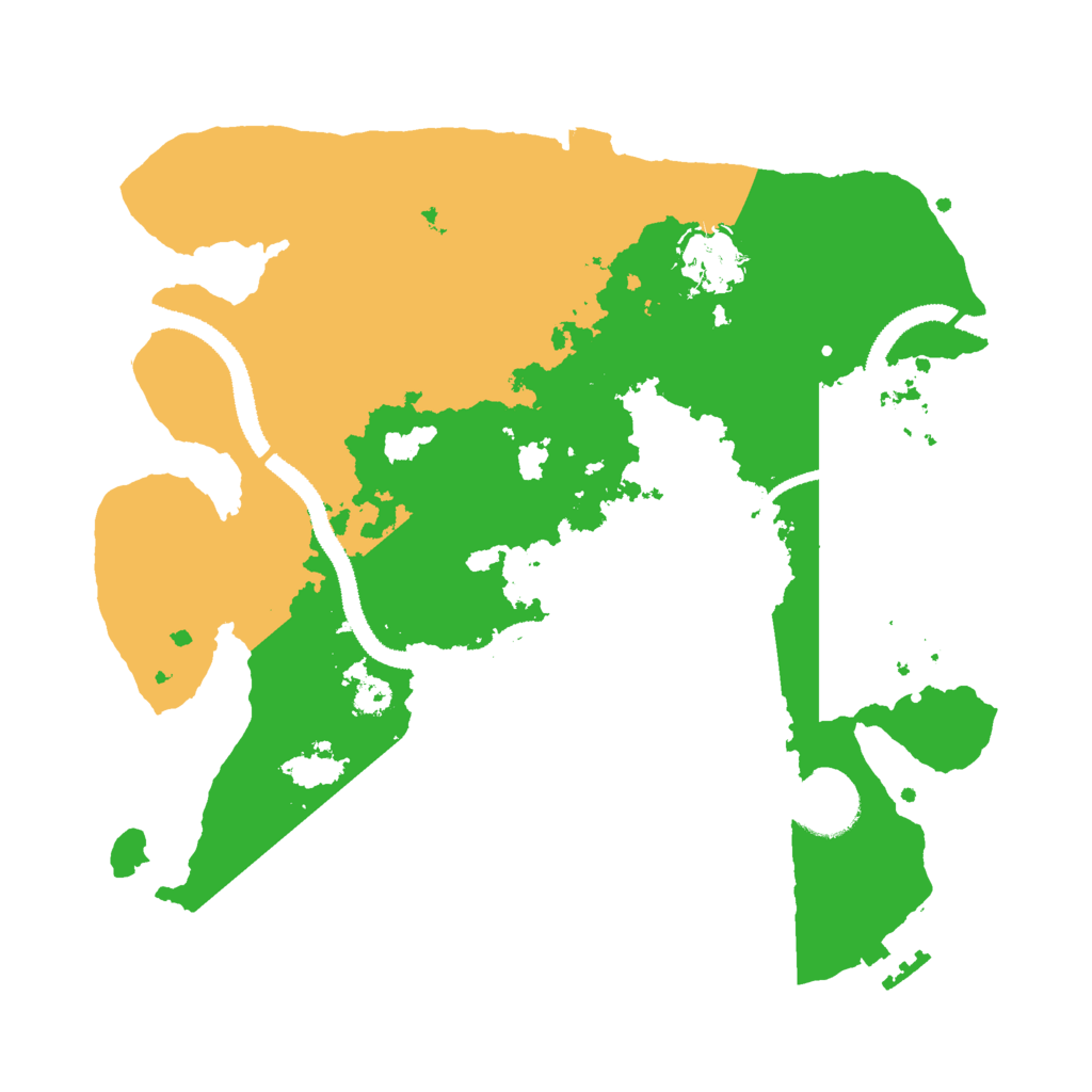 Biome Rust Map: Procedural Map, Size: 3000, Seed: 427163771